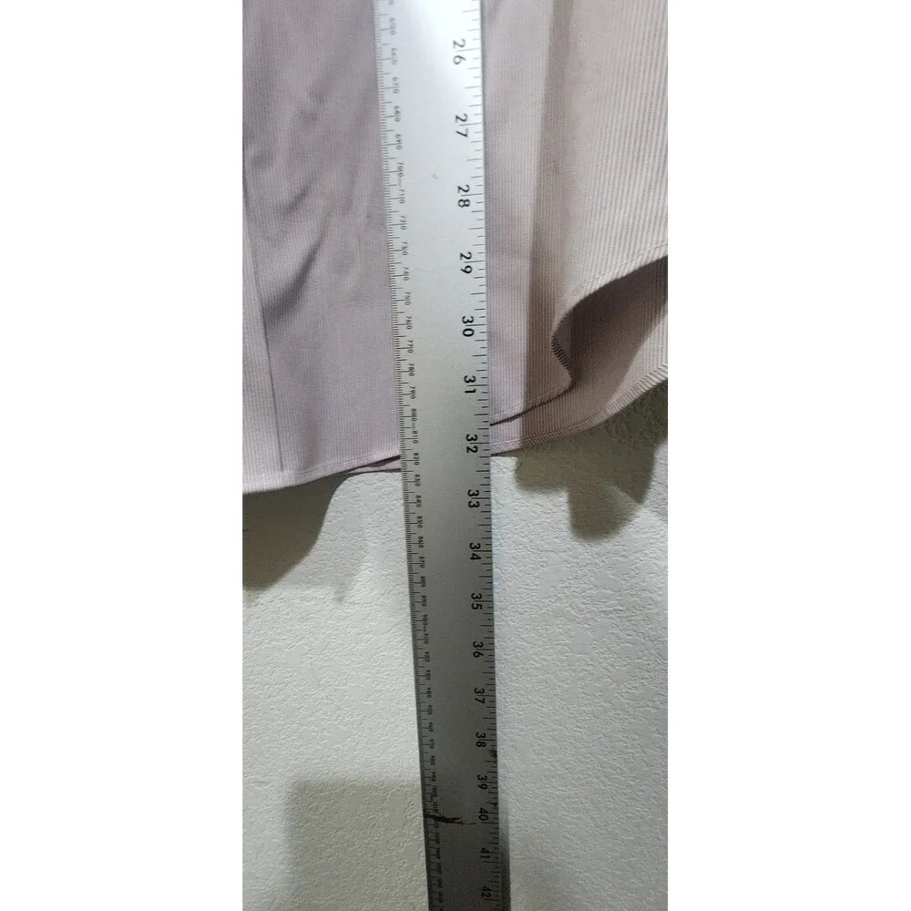 Jos. A. Bank Mens Dress Shirt White Brown Stripe Long Sleeve Pocket Size 16-32